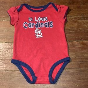 Genuine merchandise Cardinals onesie